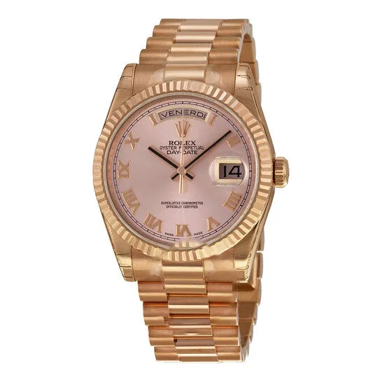 JMS always PreStyled Sets Original Rolex DayDate Champagne Dial 18K Everose Gold President Automatic Mens Watch 118235CRP JMS always PreStyled Sets Original Rolex DayDate Champagne Dial 18K Everose Gold President Automatic Mens Watch 118235CRP