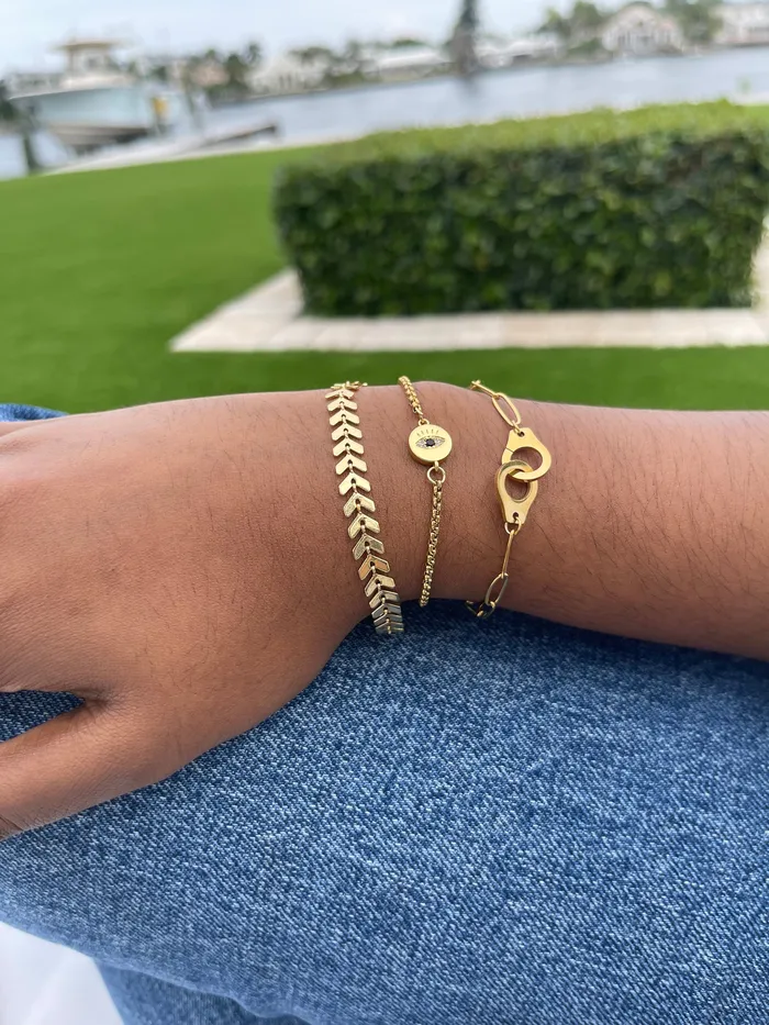 Bracelets bubs sass handcuff paperclip bracelet Bracelets bubs sass handcuff paperclip bracelet