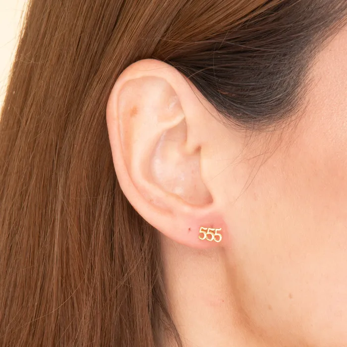 Earrings Camile Stone 555 Angel Number Earrings