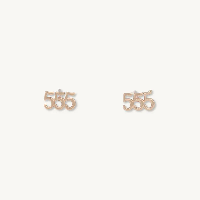 Earrings Camile Stone 555 Angel Number Earrings