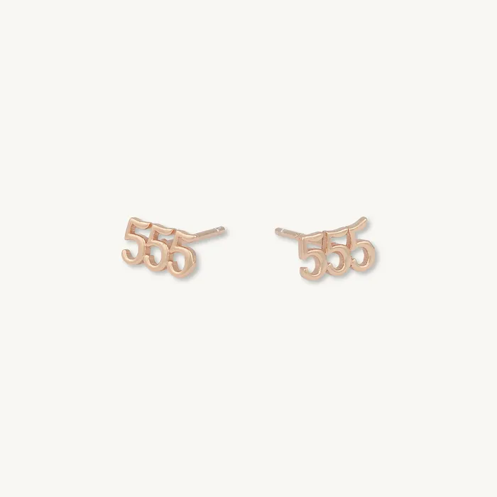 Earrings Camile Stone 555 Angel Number Earrings