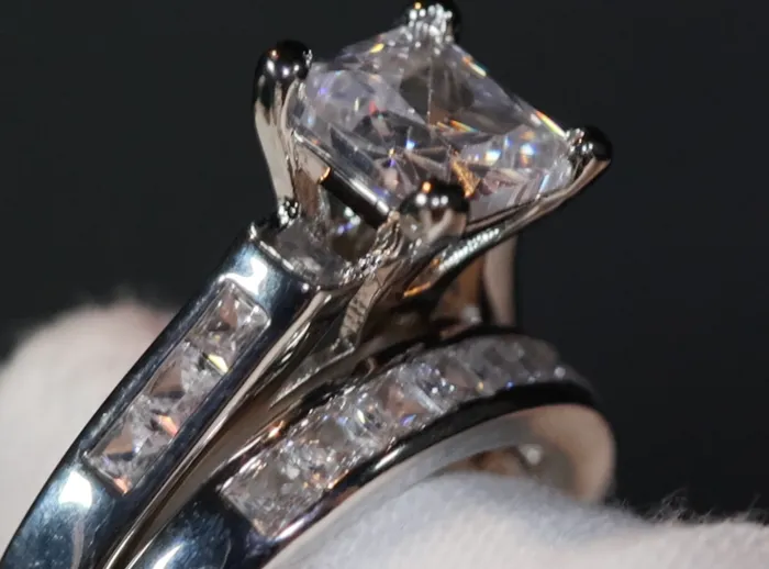 Lab Diamonds London Engagement Ring Womens Ring Wedding Ring Engagement Ring Set Rings