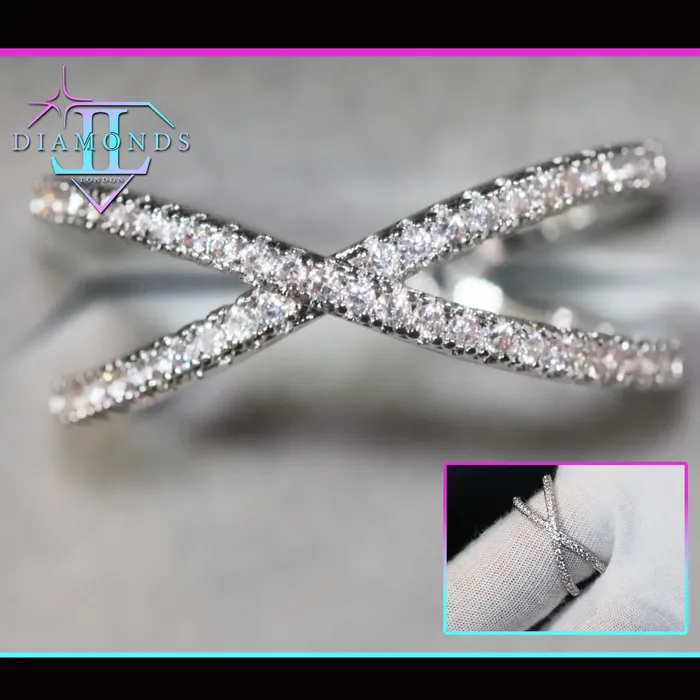 Lab Diamonds London Rings Fashion Ring Cross Ring Diamond Cross Ring X Shape Ring Wrapped Ring Twist Ring Stackable Ring Charm Ring Nightclub Ring Lab Diamonds London Rings Fashion Ring Cross Ring Diamond Cross Ring X Shape Ring Wrapped Ring Twist Ring Stackable Ring Charm Ring Nightclub Ring