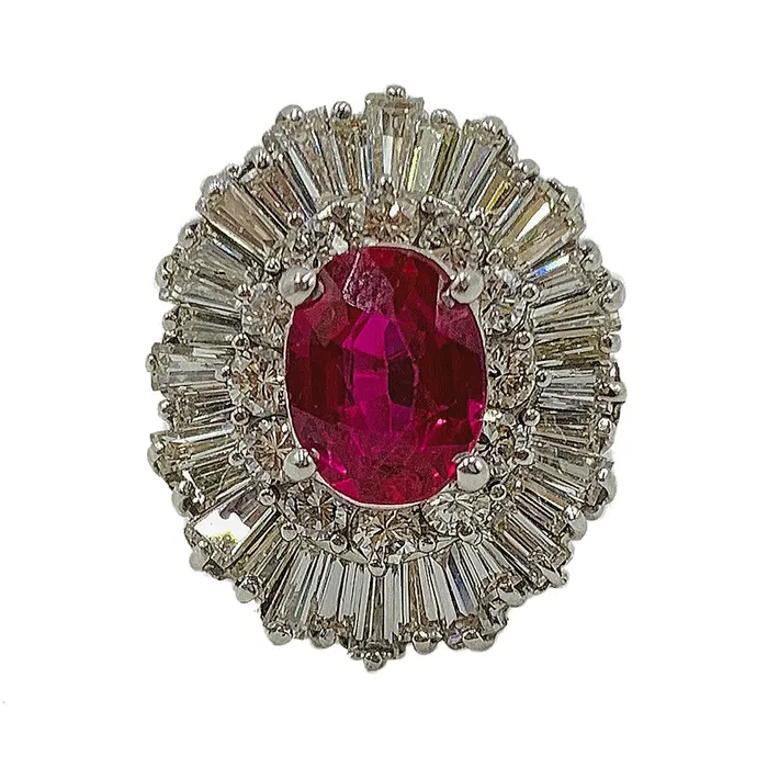 Crown Jewels Coin Rings 275ctw 14kt Lab Grown Ruby Natural Diamond Ring GIA CERTIFIED Crown Jewels Coin Rings 275ctw 14kt Lab Grown Ruby Natural Diamond Ring GIA CERTIFIED