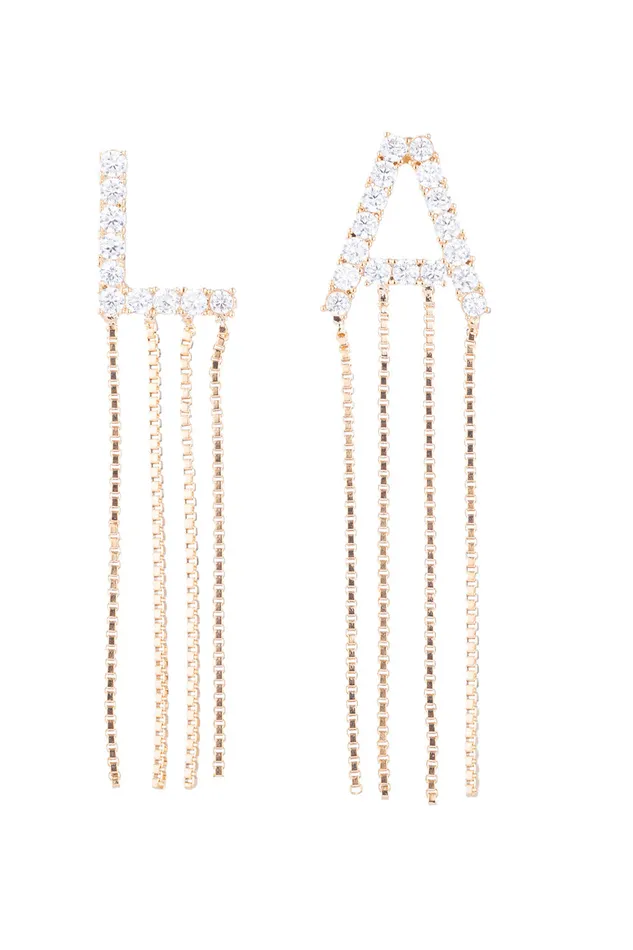 Eye Candy LA Earrings LA CZ Crystal Drop Earring