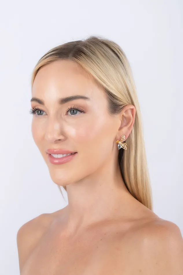 Faerie Earrings Blue Eye Candy LA Earrings