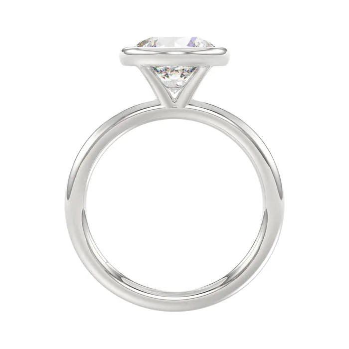 LADIES SOLITAIRE RING 3CT ROUND DIAMOND 14K WHITE GOLD CENTER STONE ROUND DIAMOND 3CT Ethos Rings LADIES SOLITAIRE RING 3CT ROUND DIAMOND 14K WHITE GOLD CENTER STONE ROUND DIAMOND 3CT Ethos Rings