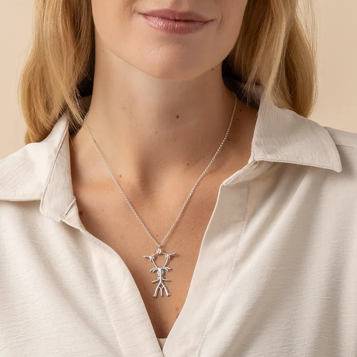 sciencejewelry1824 Necklaces circle of Willis necklace silver