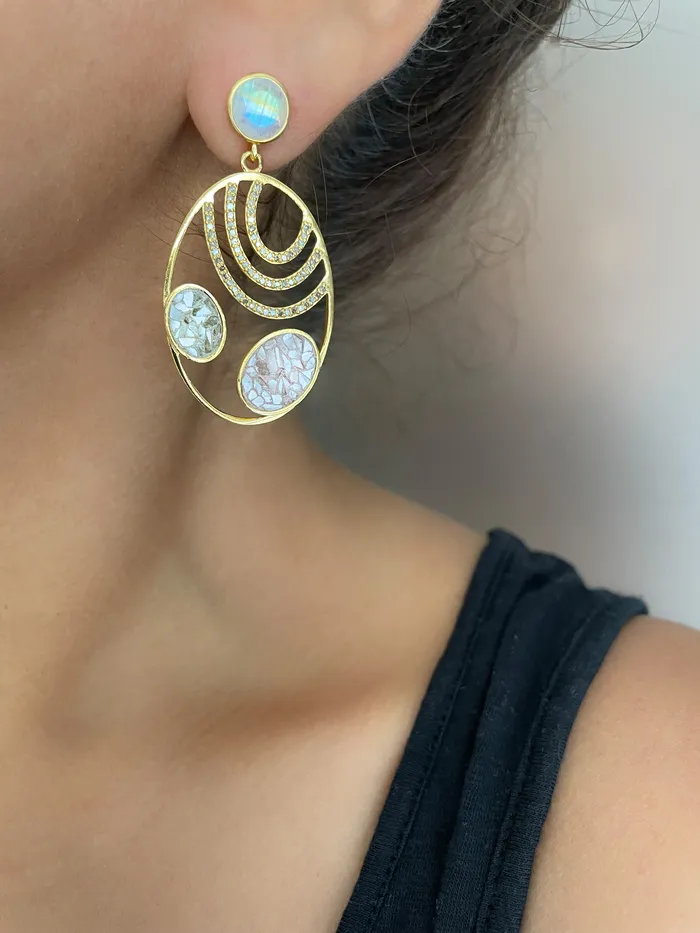 Shana Gulati Jewelry Earrings Ohie Gold Vermeil Earrings