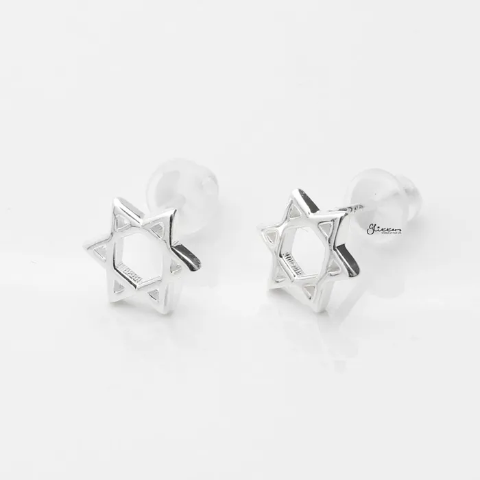 Star of David Stud Earrings Glitters Earrings