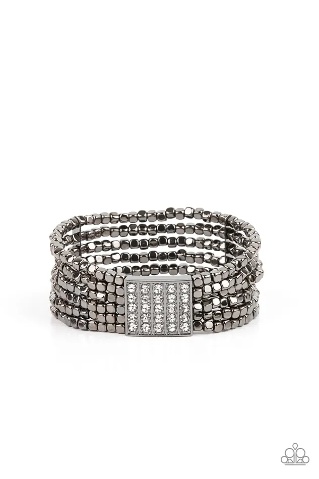 A Finishing Touch Jewelry Bracelets Paparazzi StarStudded Showcase Black Bracelet