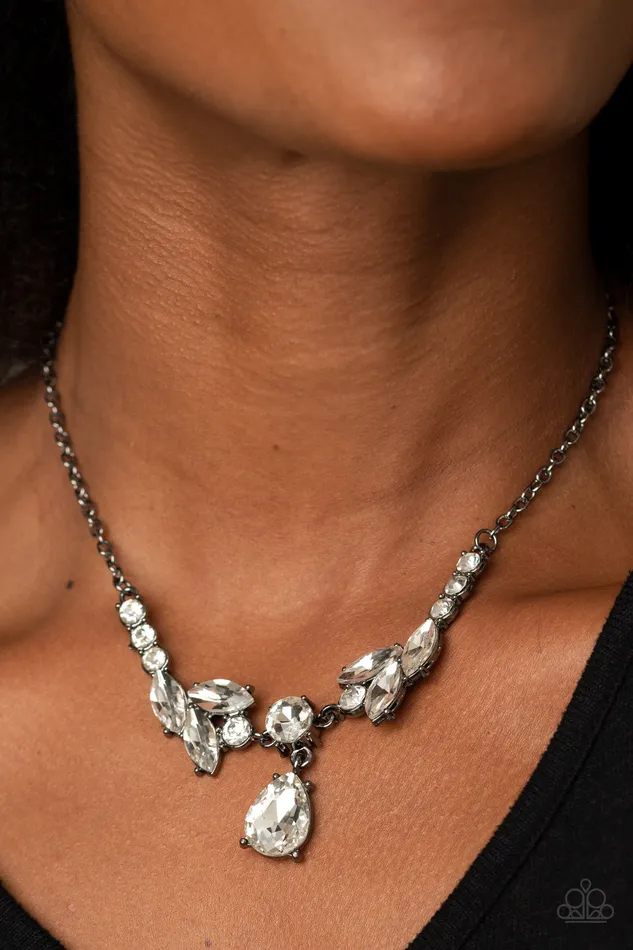 A Finishing Touch Jewelry Necklaces Paparazzi Unrivaled Sparkle Black Necklace