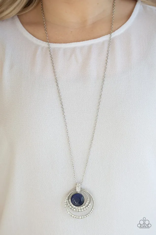 A Finishing Touch Jewelry Paparazzi A Diamond A Day Blue Necklace Necklaces