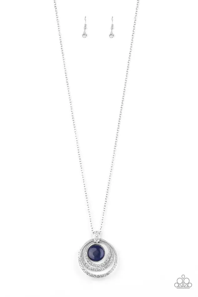 A Finishing Touch Jewelry Paparazzi A Diamond A Day Blue Necklace Necklaces