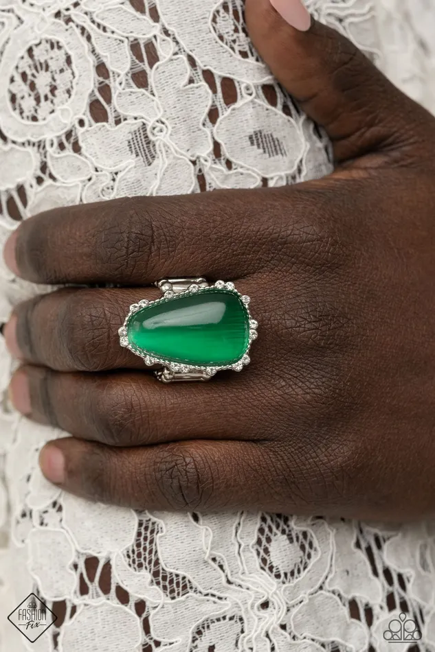 A Finishing Touch Jewelry Paparazzi Newport Nouveau Green Fashion Fix Ring Rings A Finishing Touch Jewelry Paparazzi Newport Nouveau Green Fashion Fix Ring Rings