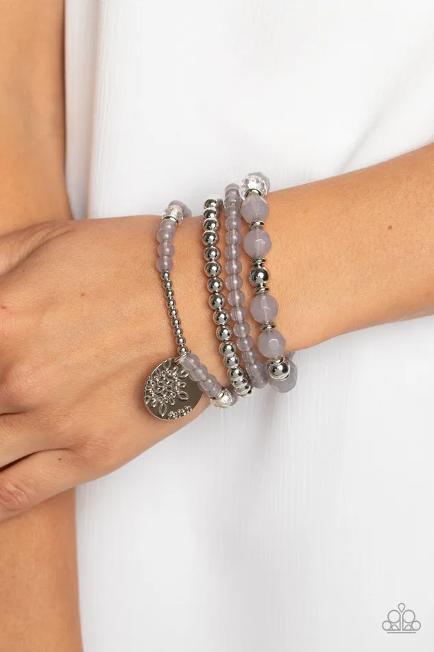 Bracelets A Finishing Touch Jewelry Paparazzi Surfer Style Silver Bracelet