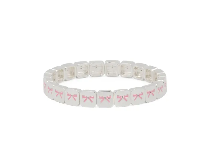 Bracelets Lisa Gozlan THE PINK BOW BRACELET
