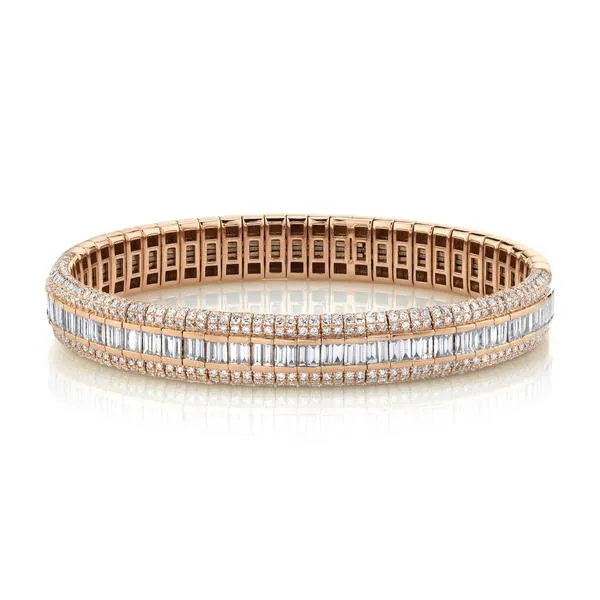 Bracelets READY TO SHIP DIAMOND PAVE SCALES STRETCH BRACELET SHAY JEWELRY