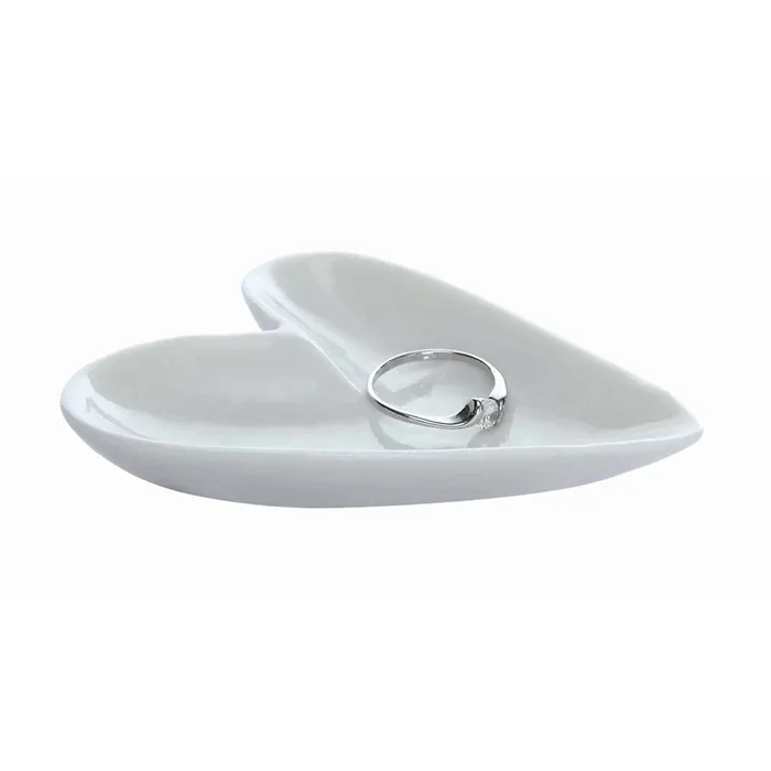 Creative Coop Rings Creative Coop Ceramic Heart Ring Dish