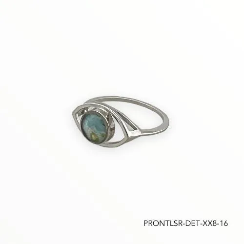 Detroit Graffiti Rings Natalie Ring Rhodium Size 8