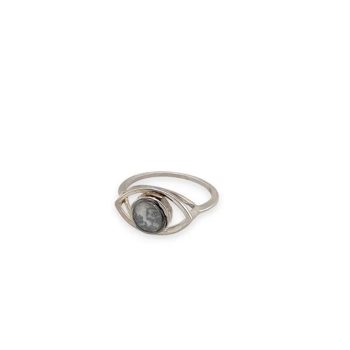 Detroit Graffiti Rings Natalie Ring Rhodium Size 8