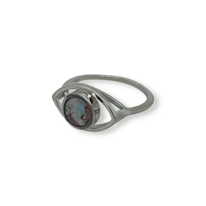 Detroit Graffiti Rings Natalie Ring Rhodium Size 8