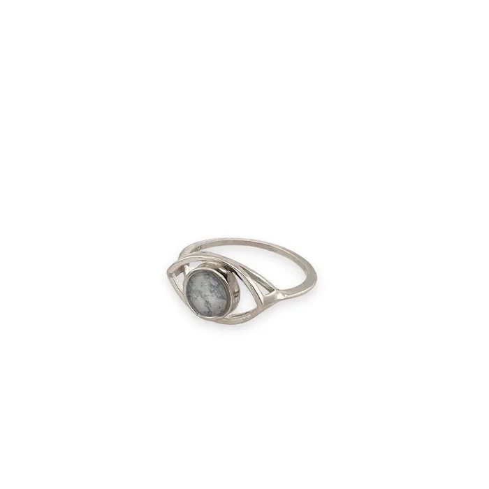 Detroit Graffiti Rings Natalie Ring Rhodium Size 8