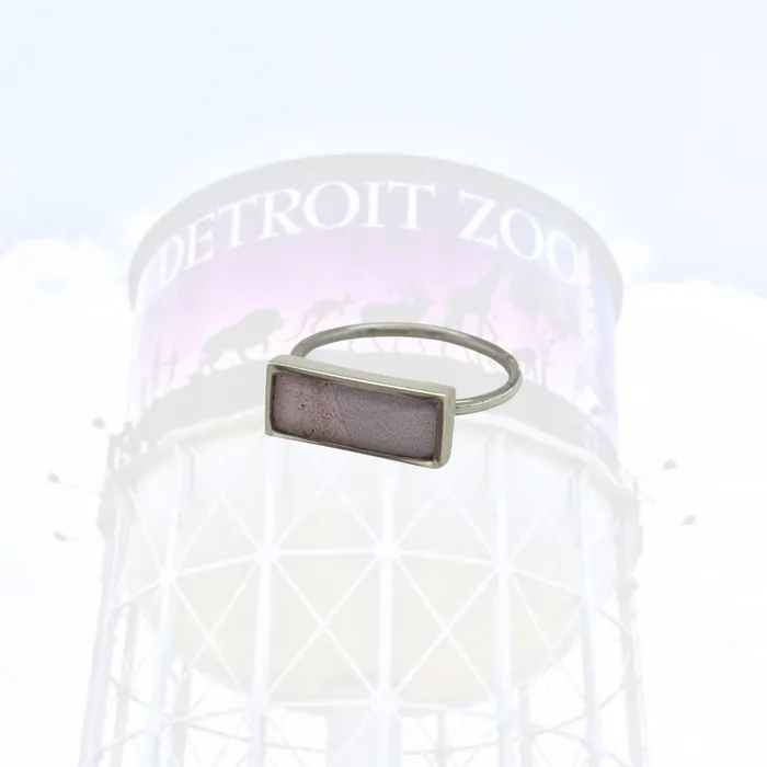 Detroit Zoo Detroit Zoo Lauren Ring Silver Size 9 Rings