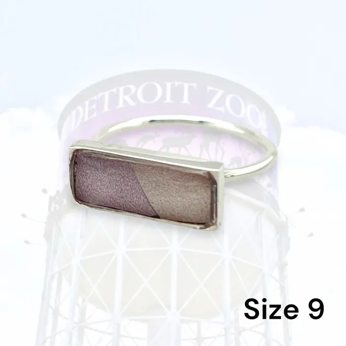 Detroit Zoo Detroit Zoo Lauren Ring Silver Size 9 Rings