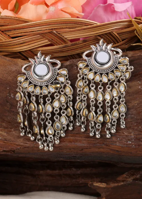 Earrings Afgani German Silver Oxidized Jhumki Earrings for Women DESIGN 915 justreal deal Earrings Afgani German Silver Oxidized Jhumki Earrings for Women DESIGN 915 justreal deal