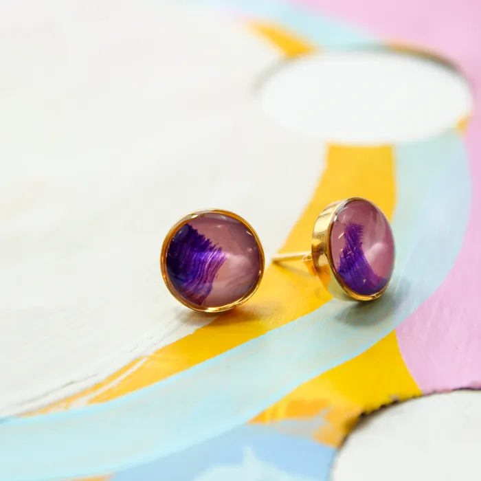 Earrings Delicious Gold Mural Brittany Earrings Gold
