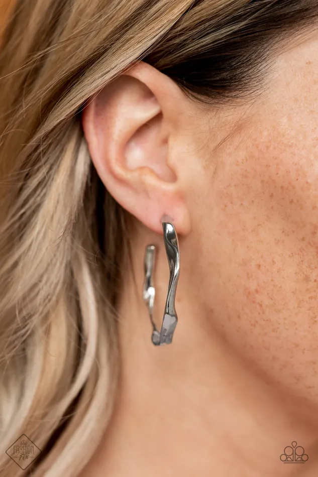 Earrings Paparazzi Coveted Curves Silver Fashion Fix Earrings A Finishing Touch Jewelry Earrings Paparazzi Coveted Curves Silver Fashion Fix Earrings A Finishing Touch Jewelry