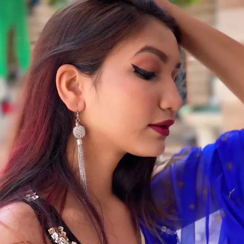 justreal deal Earrings Afgani German Silver Oxidized Jhumki Earrings for Women DESIGN 344