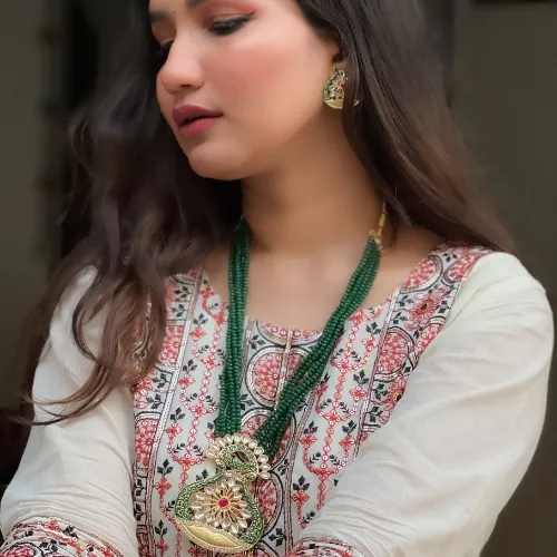 justrealdealcom Kundan Traditional Necklace Jewellery Set for Women DESIGN 315 Necklaces