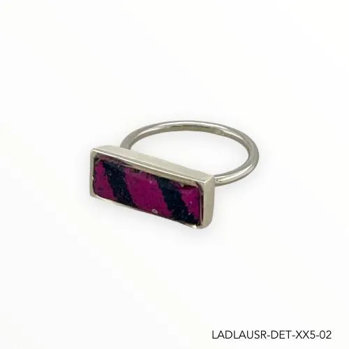 Lauren Ring Silver Size 5 Lady Pink Rings