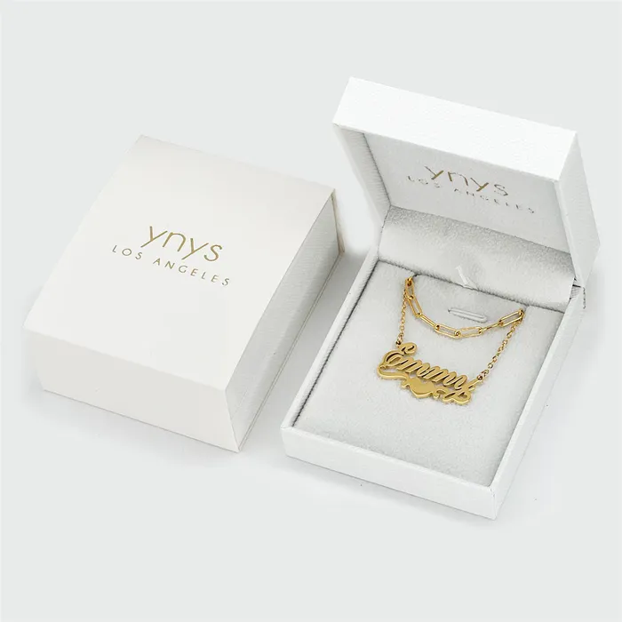 LUX Birthstone Name Necklace YNYS Necklaces