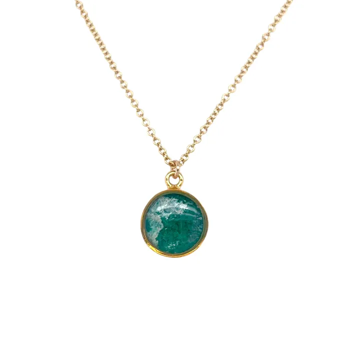 Michigan State Campus Rock Necklaces Amy Necklace Gold