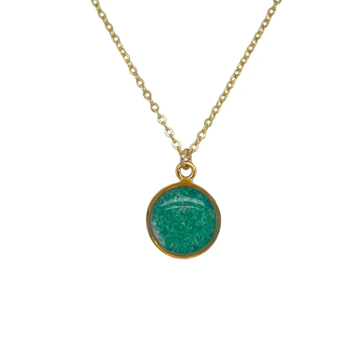 Michigan State Campus Rock Necklaces Amy Necklace Gold