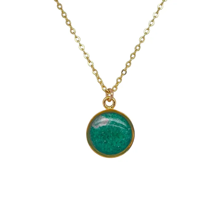 Michigan State Campus Rock Necklaces Amy Necklace Gold