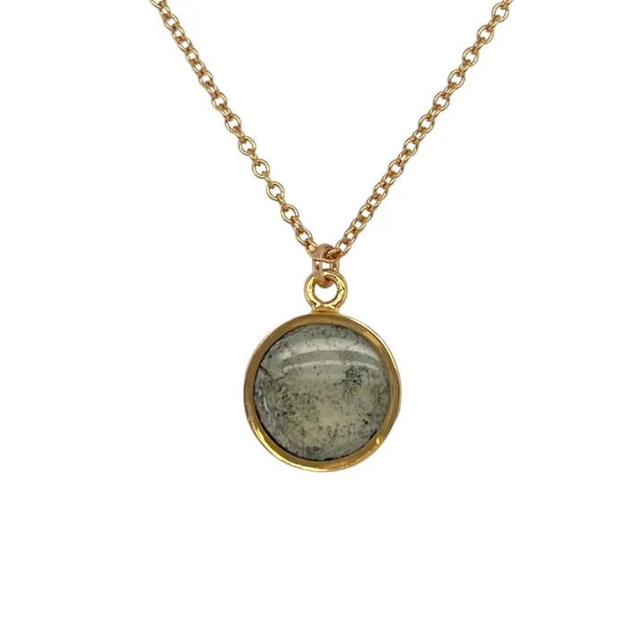 Michigan State Campus Rock Necklaces Amy Necklace Gold