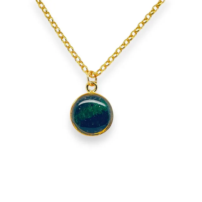 Michigan State Campus Rock Necklaces Amy Necklace Gold