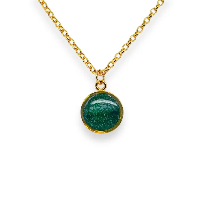 Michigan State Campus Rock Necklaces Amy Necklace Gold