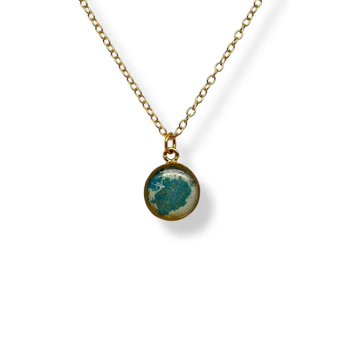 Michigan State Campus Rock Necklaces Amy Necklace Gold