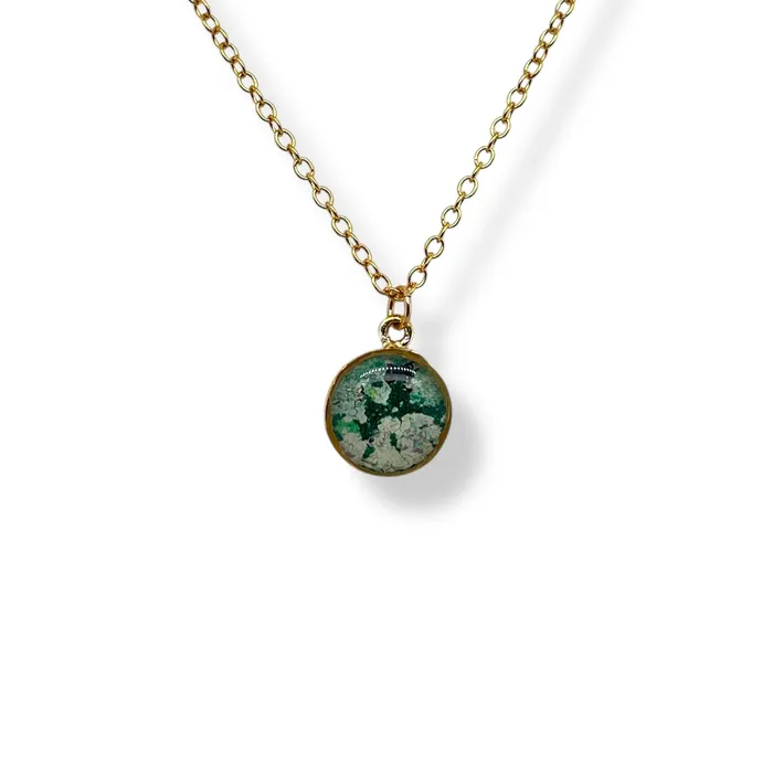 Michigan State Campus Rock Necklaces Amy Necklace Gold