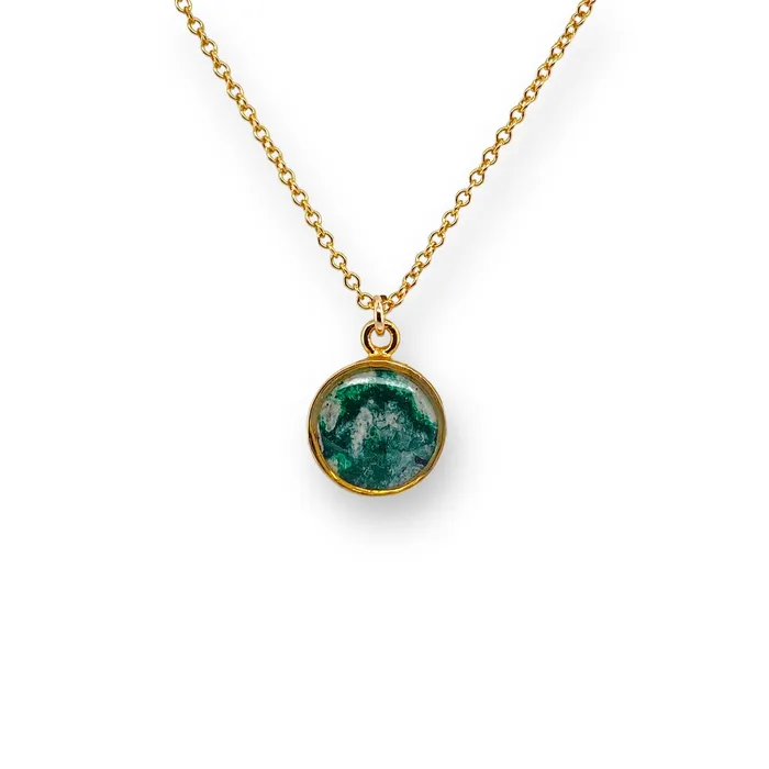 Michigan State Campus Rock Necklaces Amy Necklace Gold