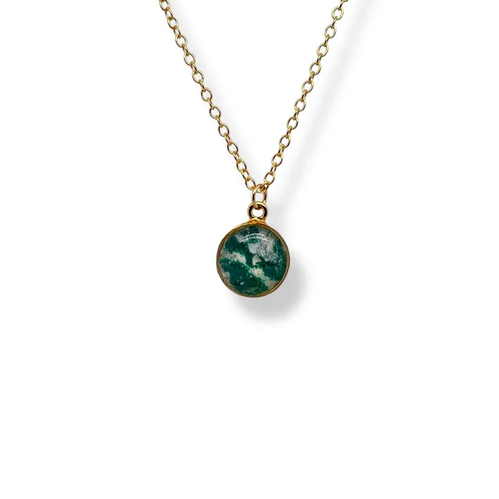 Michigan State Campus Rock Necklaces Amy Necklace Gold