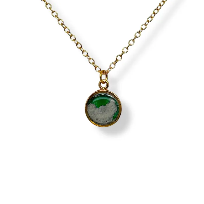Michigan State Campus Rock Necklaces Amy Necklace Gold