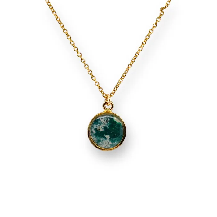 Michigan State Campus Rock Necklaces Amy Necklace Gold