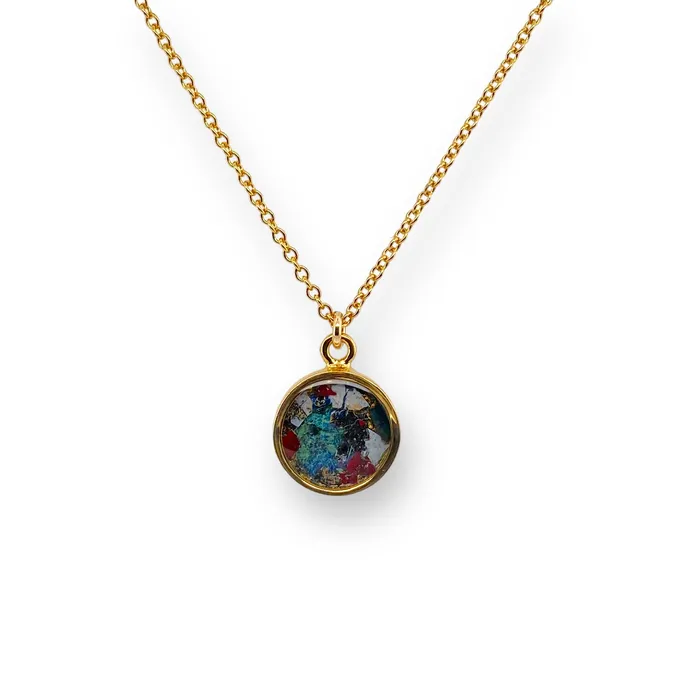 Michigan State Campus Rock Necklaces Amy Necklace Gold