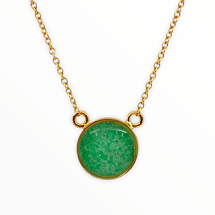 Necklaces Birthstone Adrian Necklace Gold August